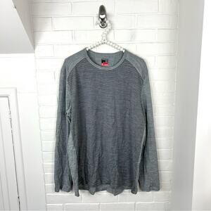 Icebreaker Merino Men’s Bodyfit 260 Tech Long Sleeve Crewe Thermal Top Size XL